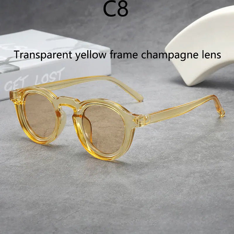 2025 Retro Thick Framed Oval Sunglasses For Men American Style Gray  Eyewear Retro Leopard Print Glasses UV400 Prescription