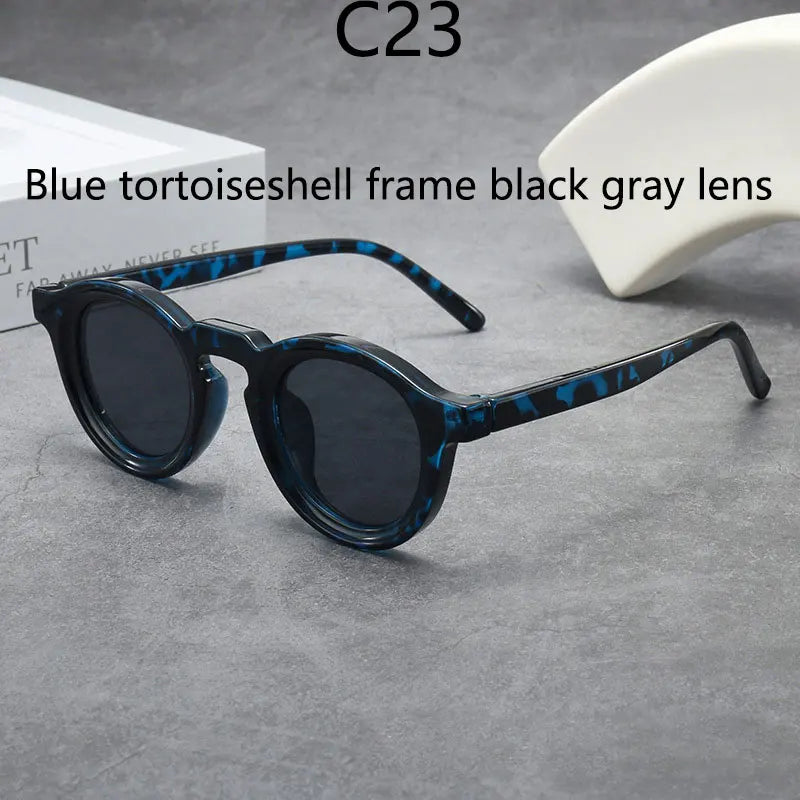 2025 Retro Thick Framed Oval Sunglasses For Men American Style Gray  Eyewear Retro Leopard Print Glasses UV400 Prescription