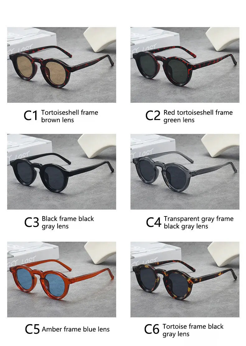 2025 Retro Thick Framed Oval Sunglasses For Men American Style Gray  Eyewear Retro Leopard Print Glasses UV400 Prescription