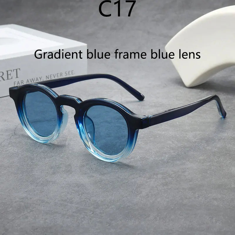 2025 Retro Thick Framed Oval Sunglasses For Men American Style Gray  Eyewear Retro Leopard Print Glasses UV400 Prescription
