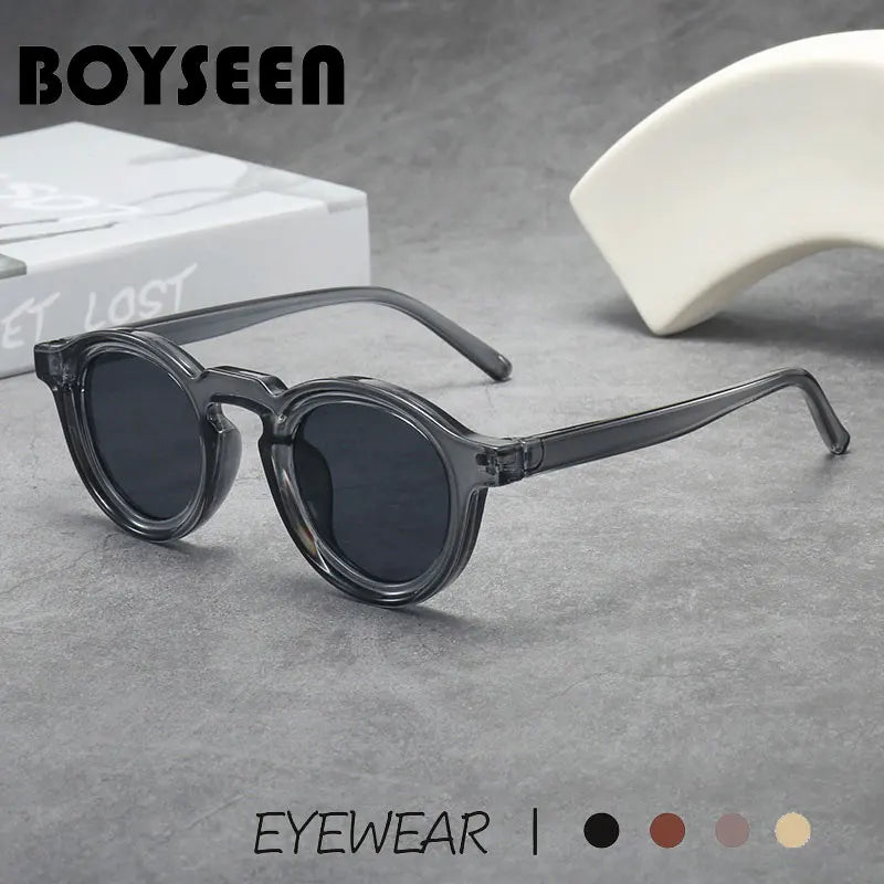 2025 Retro Thick Framed Oval Sunglasses For Men American Style Gray  Eyewear Retro Leopard Print Glasses UV400 Prescription