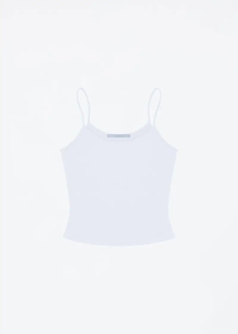 Tank Summer Women's Sleeveless Sexy Camisole Thin Strap Elastic Short Top Casual Sports Shirt Close-Fitting Fit